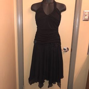 Black cocktail dress size L